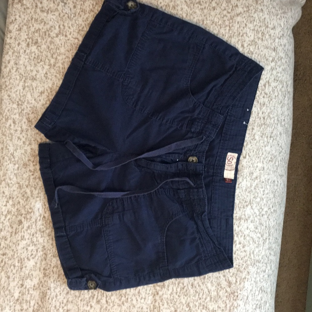 SO Navy blue juniors cotton shorts